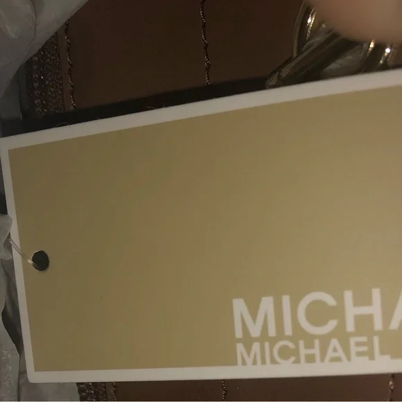 Michael Kors Tan and Brown Logo Tote - Picture 3 of 8